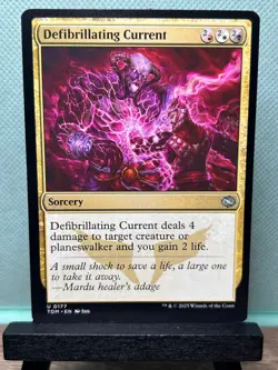 MTG TCG: Defribilating Current 177, Tarkir: Dragonstorm - Image 1