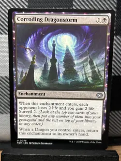 MTG TCG: Corroding Dragonstorm 75, Tarkir: Dragonstorm - Image 1