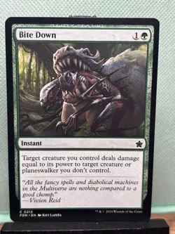 MTG TCG: Bite Down 212, Foundations - Image 1