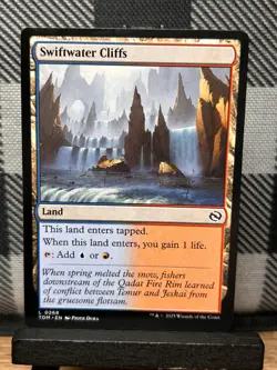 MTG TCG: Swiftwater Cliffs 268, Tarkir: Dragonstorm - Image 1
