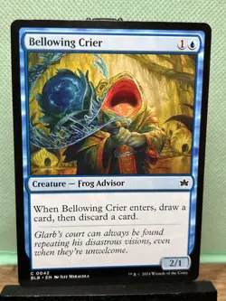MTG TCG: Bellowing Crier 42, Bloomburrow - Image 1