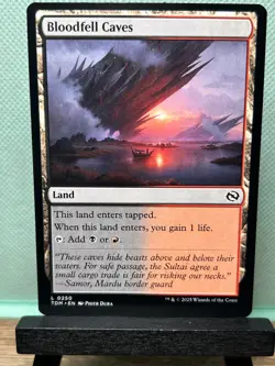 MTG TCG: Bloodfell Caves 250, Tarkir: Dragonstorm - Image 1