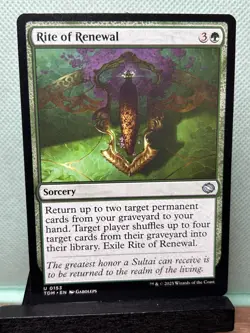 MTG TCG: Rite of Renewal 153, Tarkir: Dragonstorm - Image 1