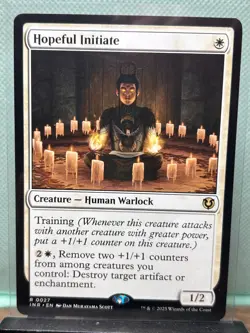 MTG TCG: Hopeful Initiate 27, Innistrad Remastered - Image 1