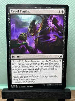 MTG TCG: Cruel Truths 76, Tarkir: Dragonstorm - Image 1