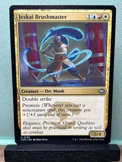 MTG TCG: Jeskai Brushmaster 195, Tarkir: Dragonstorm - Image 1