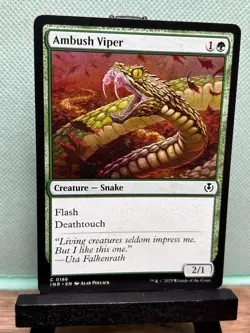 MTG TCG: Ambush Viper 186, Innistrad Remastered - Image 1