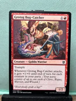 MTG TCG: Grotag Bug-Catcher 142/280, Zendikar Rising - Image 1