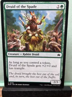 MTG TCG: Druid Of The Spade 170, Bloomburrow - Image 1