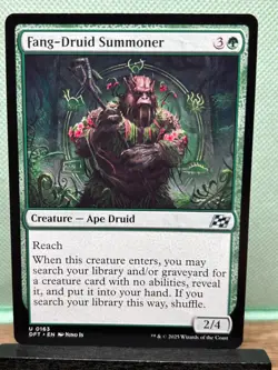 MTG TCG: Fang-Druid Summoner 163, Aetherdrift - Image 1