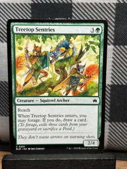 MTG TCG: Treetop Sentries 201, Bloomburrow - Image 1