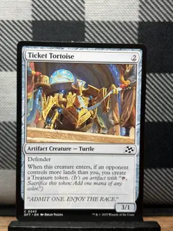 MTG TCG: Ticket Tortoise 245, Aetherdrift - Image 1