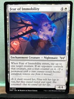 MTG TCG: Fear Of Immobility 10, Duskmourn: House of Horror - Image 1