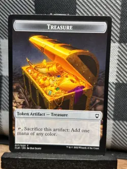 MTG TCG: Treasure 17/20, (Token) Battle For Baldur's Gate - Image 1