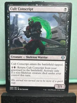 MTG TCG: Cult Conscript 88/281, Dominaria United - Image 1
