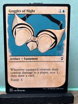 MTG TCG: Goggles Of Night 384, (Showcase) Battle for Baldur's Gate - Image 1