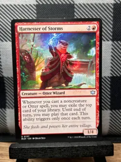 MTG TCG: Harnesser Of Storms 137, Bloomburrow - Image 1