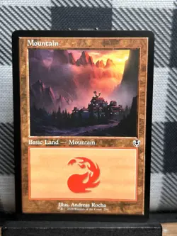 MTG TCG: Mountain 294, (Retro Frame) Innistrad Remastered - Image 1