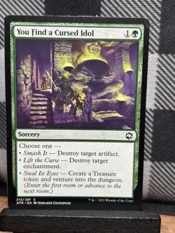 MTG TCG: You Find a Cursed Idol 213/281, Adventures in the Forgotten Realms - Image 1