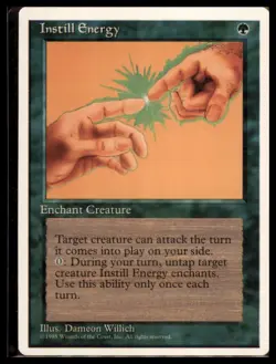 MTG - Instill Energy Fourth Edition #203 - Near Mint or Better - Image 1