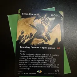 MTG Tarkir Dragonstorm BORDERLESS CLAN M Betor, Kin to All #0353 - Image 1