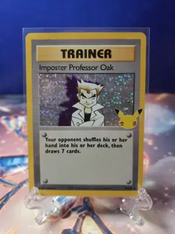 Imposter Professor Oak 73/102 Celebrations Classic Collection Pokemon TCG - Image 1