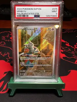 Pokemon TCG Mimikyu 075 SV Promo Holo Scarlet & Violet PSA 9 - Image 1