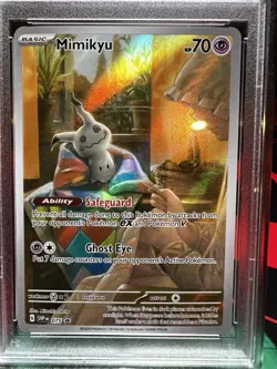 Pokemon TCG Mimikyu 075 SV Promo Holo Scarlet & Violet PSA 9 - Image 3