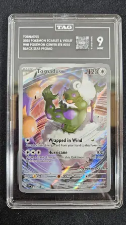 Tornadus Pokemon Center Promo #210 Pokemon White Flare TAG 9 - Image 1