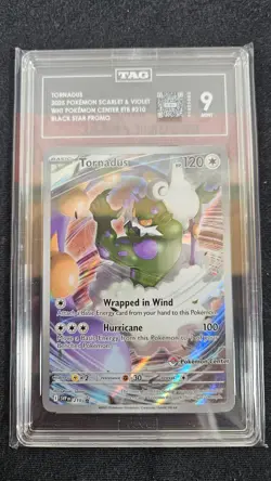 Tornadus Pokemon Center Promo #210 Pokemon White Flare TAG 9 - Image 3