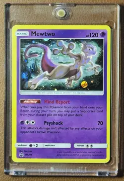 Mewtwo Sm214 - Pokemon TCG Holo Black Star Promo - Sun & Moon Hidden Fates - NM - Image 1