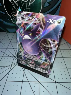 Pokemon Crobat Vmax 45/72 Full Art Shining Fates Promo - Image 3