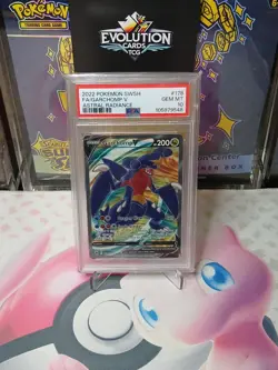 Pokemon TCG PSA 10 GEM MT - GARCHOMP V (FA) #178 - 2022 SWSH - Astral Radiance - Image 1