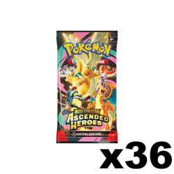 Pokemon TCG Ascended Heroes (x36) Booster Pack Lot SEALED IN HAND - Image 1