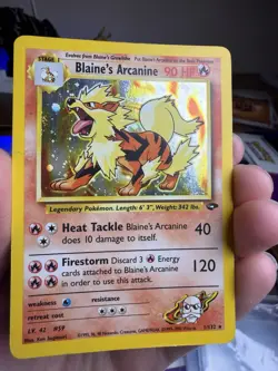 Blaine's Arcanine 1/132 Gym Challenge Holo - Image 2