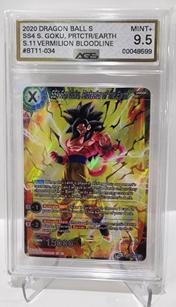 SS4 Son Goku, Protector of the Earth SR Dragon Ball Super Card Game AGS 10 - Image 1