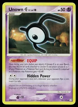 Pokemon Mysterious Treasures 65/123 Unown [E] Pokemon Card - Image 1