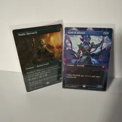 Noble Hierarch/Lord of Atlantis (Borderless) Double Masters Regular MTG - Image 1