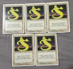 Magic the Gathering MTG Seeker (49) Fourth Edition LP w5 Lot (5) - Image 1