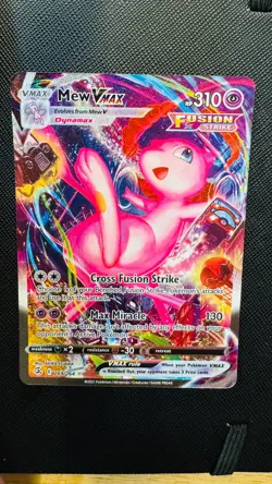 Pokemon Mew VMAX 269/264 Secret Rare Card NM Fusion Strike - Image 1