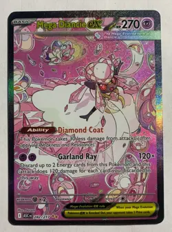 Pokemon TCG: Mega Diancie EX SIR 282/217 Ascended Heroes English - Image 3