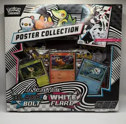 Pokemon TCG: Black Bolt & White Flare Poster Collection---NEW SEALED - Image 1