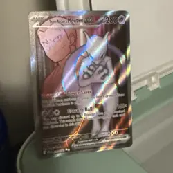 Pokemon TCG Team Rockets Mewtwo EX Full Art English - Image 3