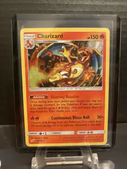 Charizard - 14/181 - Pokemon Team Up Cracked Ice Holo Promo LP - Image 1