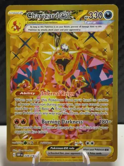 Pokemon TCG Charizard EX Sv03: Obsidian Flames Hyper Rare Card 228/197 - Image 1