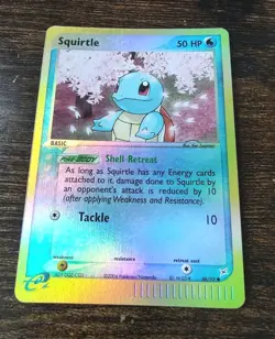 Squirtle 46/95 EX Team Magma Vs Team Aqua Reverse Holo Pokemon - Image 1