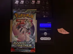 22.45g EXTREMELY HEAVY Journey Together Pokemon Sealed Booster Pack New SIR/HRU - Image 1