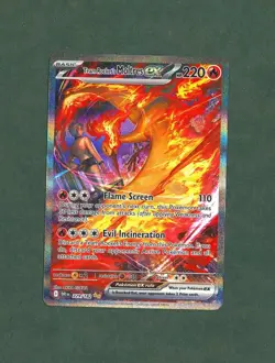 Team Rocket's Moltres ex 229/182 Sv10: Destined Rivals SIR Pokemon Pack Fresh NM - Image 1