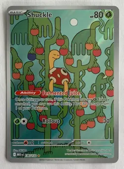 Pokemon TCG: Shuckle 136/132 Me01: Mega Evolution Holo - Image 1