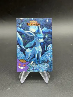 Glaceon Van Gogh Cracked Ice Pokemon Halloween Database Card 20 Peru Us Seller - Image 1